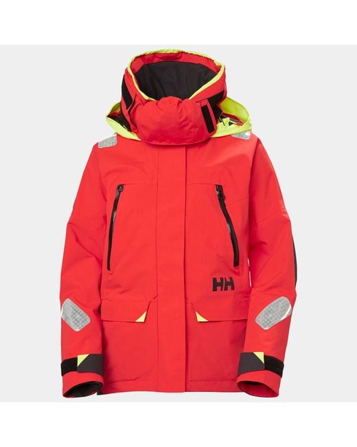 Helly Hansen Red Skagen Offshore Sailing Jacket