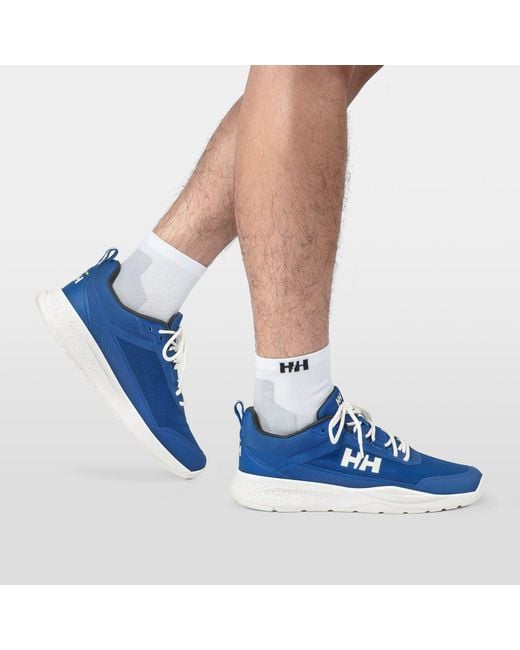 Helly Hansen Blue Crew Low Sailing Shoes for men