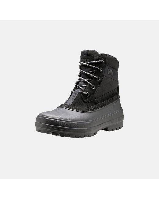 Helly Hansen Black Fraser Mid Winter Boots for men