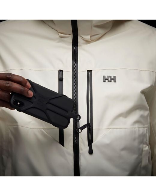 Helly Hansen White Kvitfjell Infinity Down Ski Jacket for men