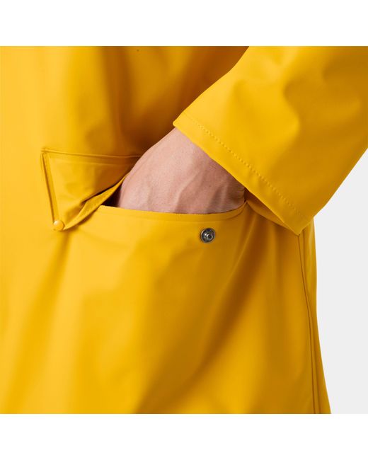 Helly Hansen Yellow Moss Block Coat for men