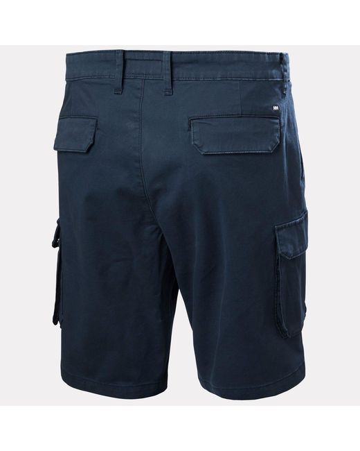 Helly Hansen Blue Bryggen Cargo Shorts for men