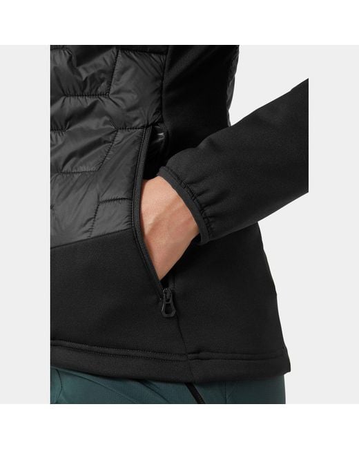 Helly Hansen Black W Lifaloft Hybrid Insulator Jacket
