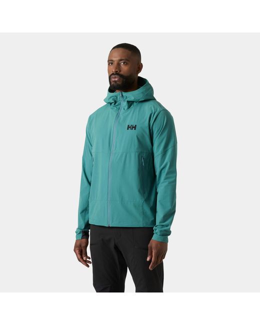 Helly Hansen Green Blaze Hooded Softshell Jacket for men