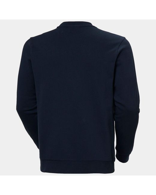 Helly Hansen Blue Hh Logo Crew Sweatshirt for men