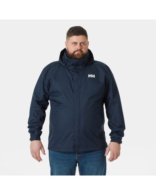 Helly Hansen Blue Dubliner Shell Rain Jacket for men