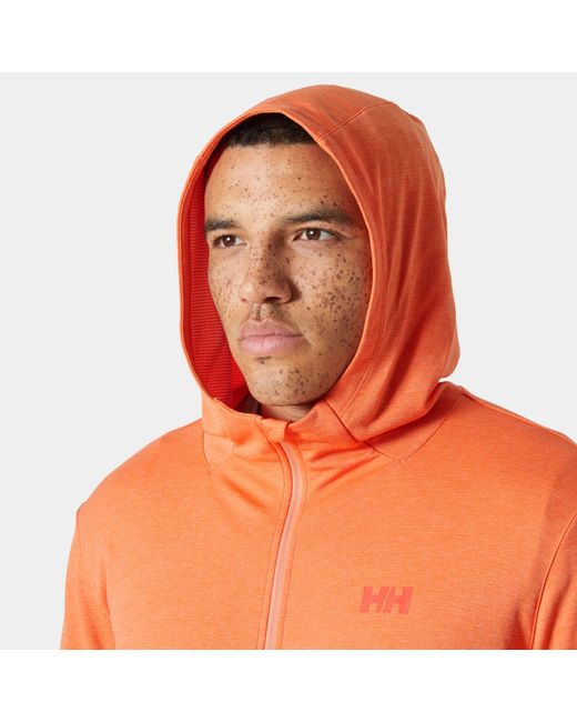 Helly Hansen Herren Hh Lifa Tech Lite Weste Mit Kapuze in Orange für Herren