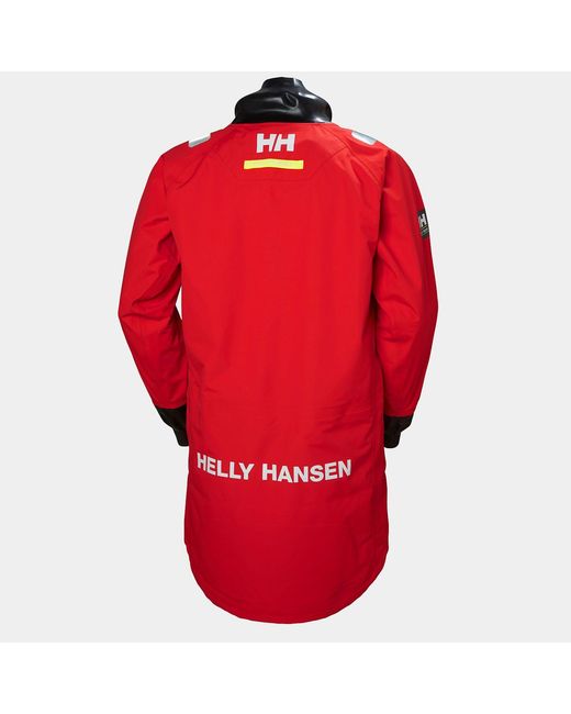 Helly Hansen Red Aegir Ocean Breathable Sailing Smock for men