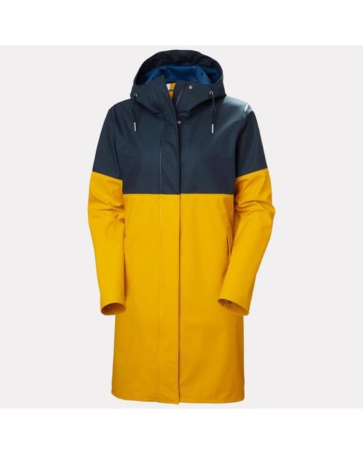 Helly Hansen Yellow Moss Block Pu Raincoat