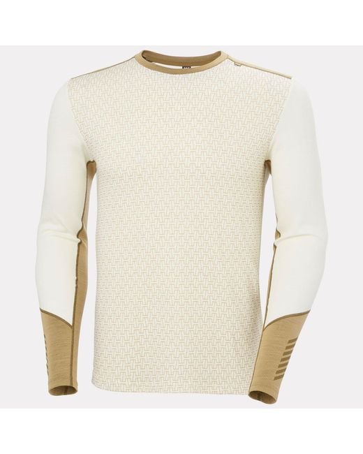 Helly Hansen Natural Lifa Merino Midweight Crew Base Layer for men