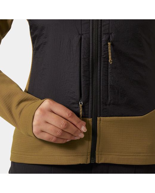 Helly Hansen Green Versalite Hybrid Fleece Jacket