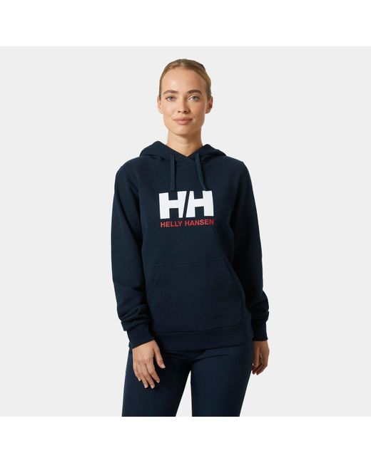 Hh® logo hoodie 2.0 bleu marine Helly Hansen en coloris Blue