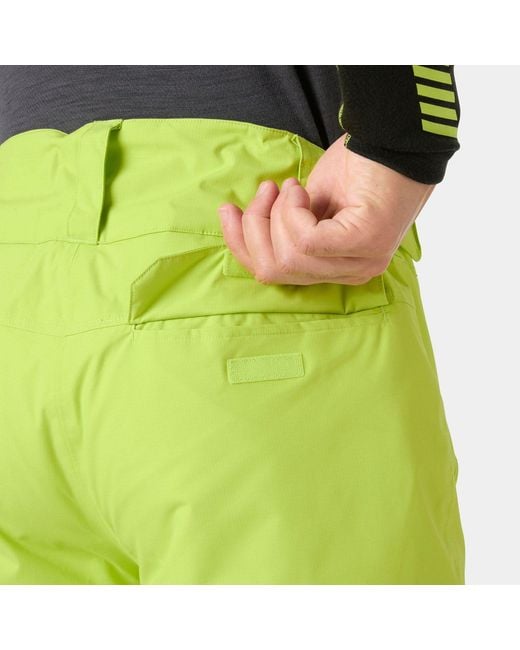 Helly Hansen Green Sogn Insulated Cargo Ski Pants for men
