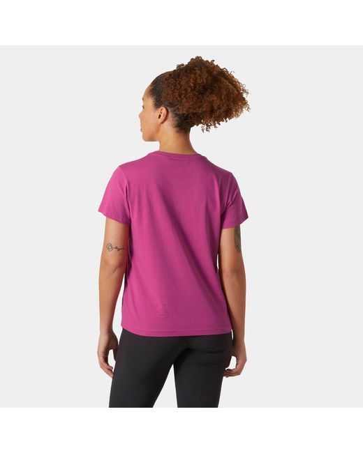 Helly Hansen Purple Hh Logo T-Shirt 2.0
