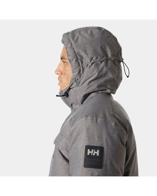 Helly Hansen Gray Nordsjo Comfortable Urban Winter Parka for men
