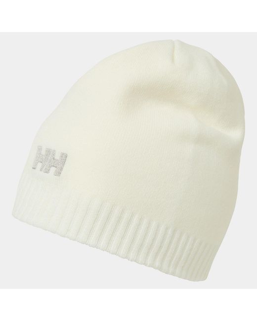 Helly Hansen White Hh Logo Beanie Std