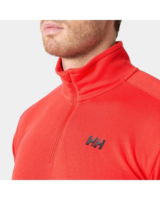 Helly Hansen Red Hp 1/2 Zip Pullover for men