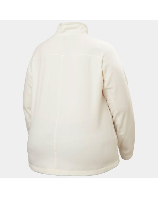 Helly Hansen White Daybreaker Fleece Jacket Plus