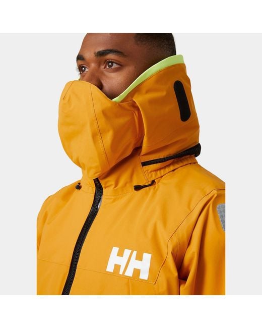 Helly Hansen Yellow Aegir Ocean Sailing Jacket for men