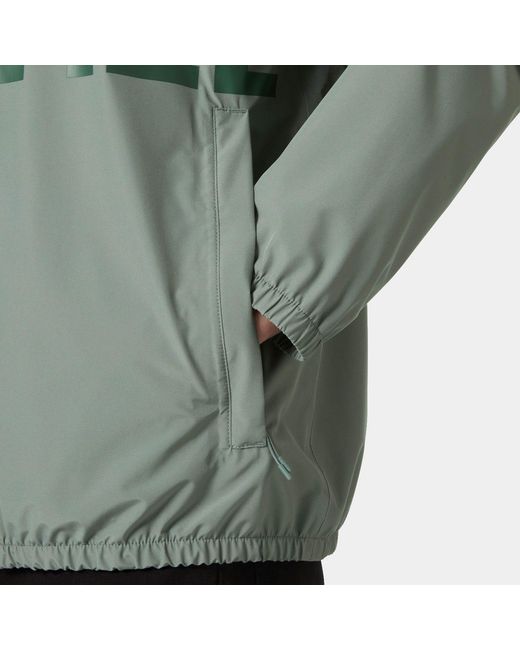 Helly Hansen Green Core Graphic Rain Jacket for men