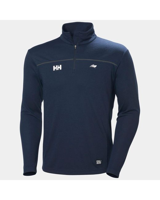 Helly Hansen Blue Rnli Hp Half-zip Pullover Navy