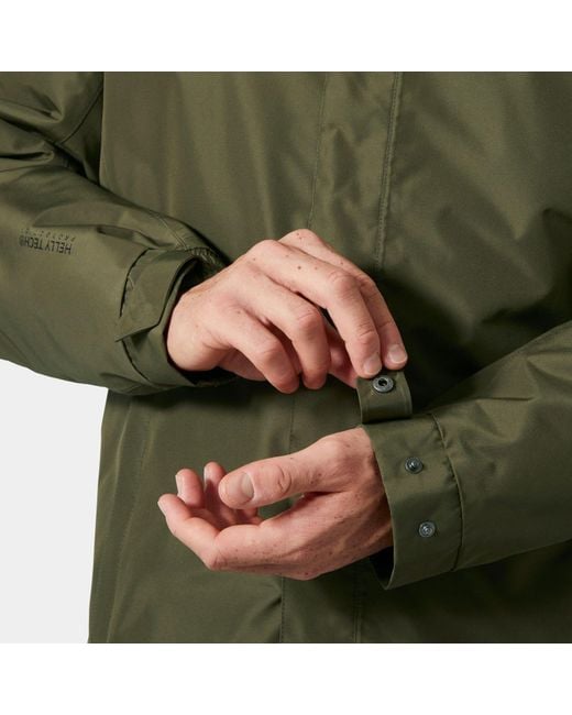 Helly Hansen Green Dubliner Insulated Lightweight Jacket for men