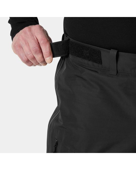Helly Hansen Black Odin 9 Worlds Infinity 3L Shell Pants for men