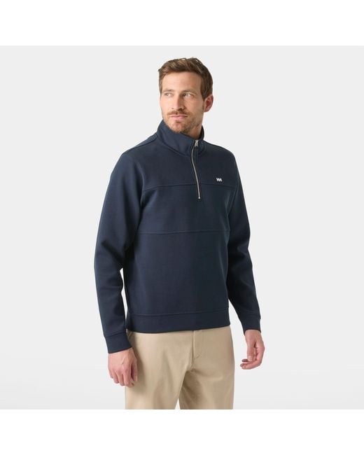 Helly Hansen Blue Koster Sweat Half-Zip for men