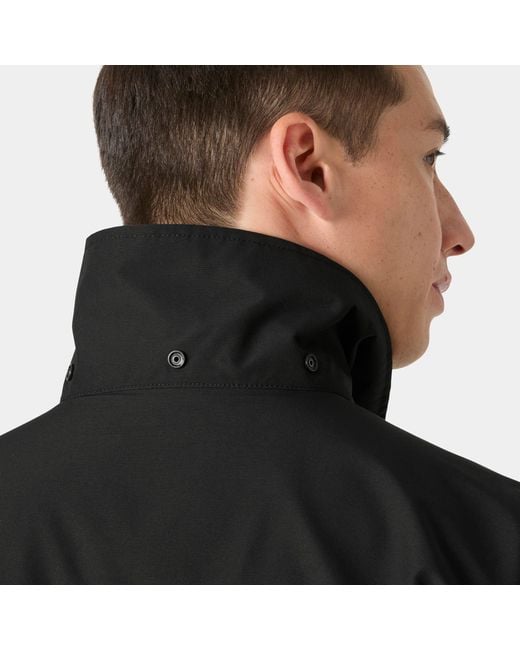 Helly Hansen Black City Raincoat for men