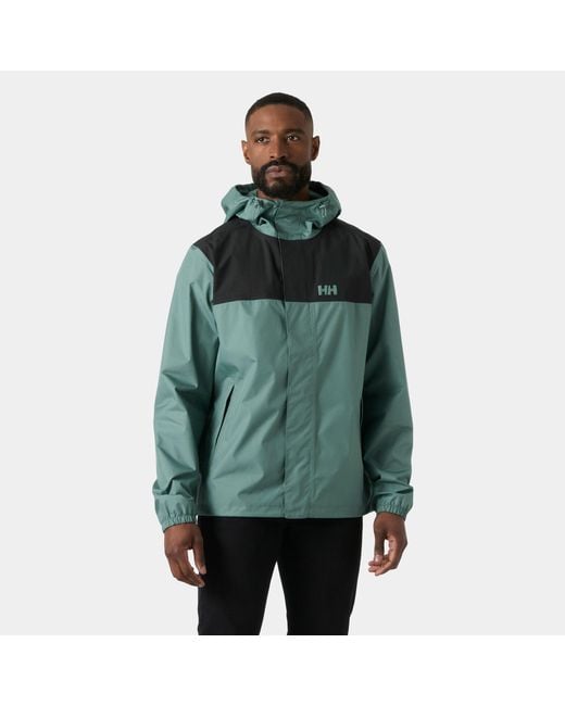 Helly Hansen Green Vancouver Rain Jacket for men