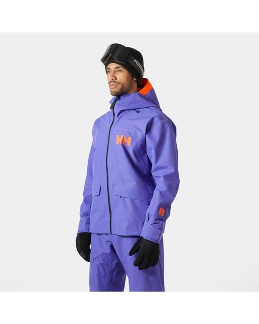 Helly Hansen Purple Emiko Shell Jacket for men