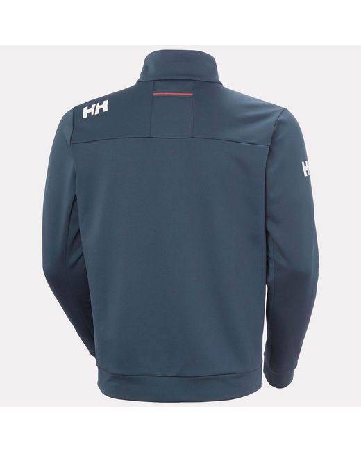 Helly Hansen Blue Crew Fleece Jacket for men