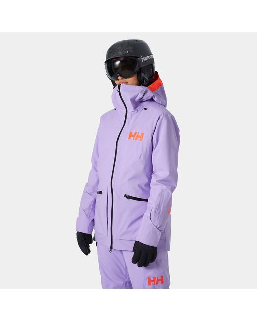 Chaqueta de esquí powderqueen infinity Helly Hansen de color Purple