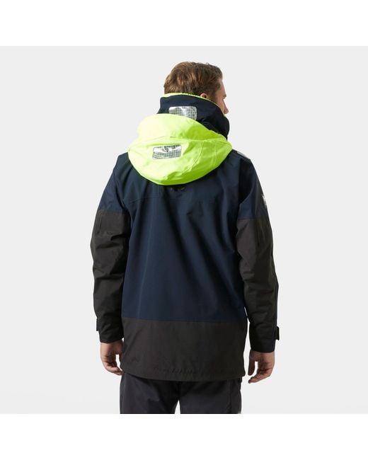 Helly Hansen Blue Skagen Offshore Sailing Jacket for men