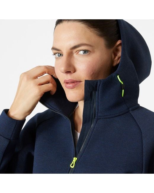 Helly Hansen Blue Hp Ocean Full-Zip Short Jacket