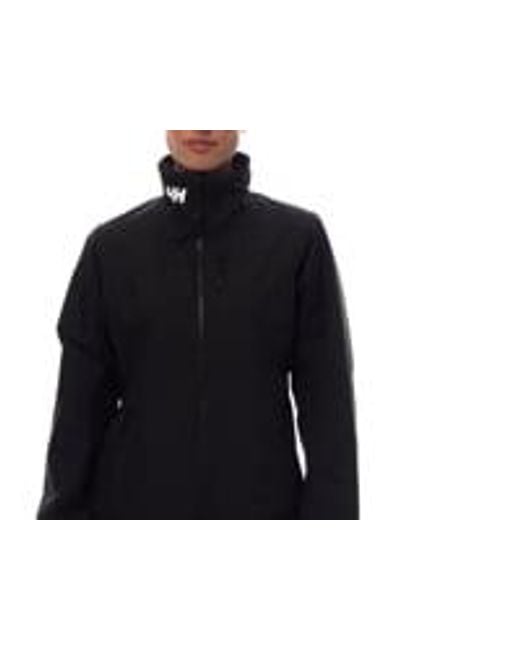 Helly Hansen Black Damen Crew Midlayer-Segeljacke 2.0