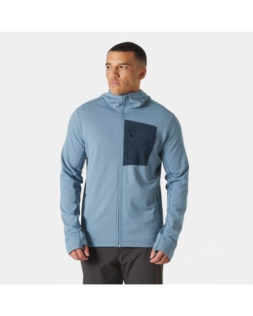 Helly Hansen Blue Versalite Hooded Fleece Jacket for men