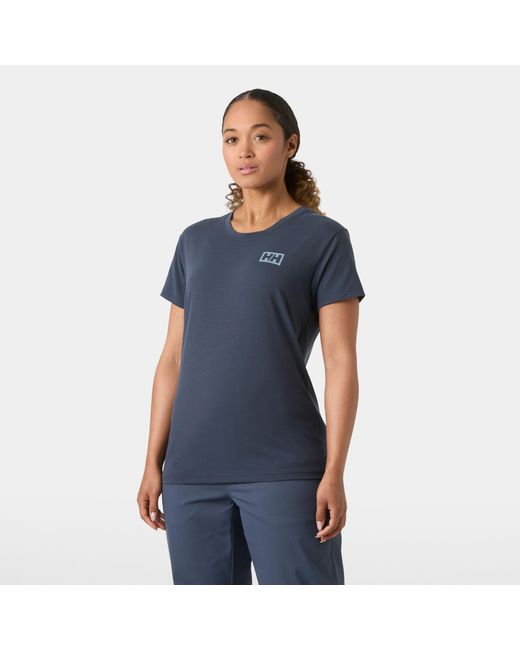 Helly Hansen Blue Skog Recycled Graphic Jersey Tshirt