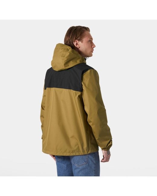 Helly Hansen Green Vancouver Rain Jacket for men