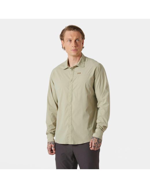 Helly Hansen Green Tofino Solen Long Sleeve Shirt for men