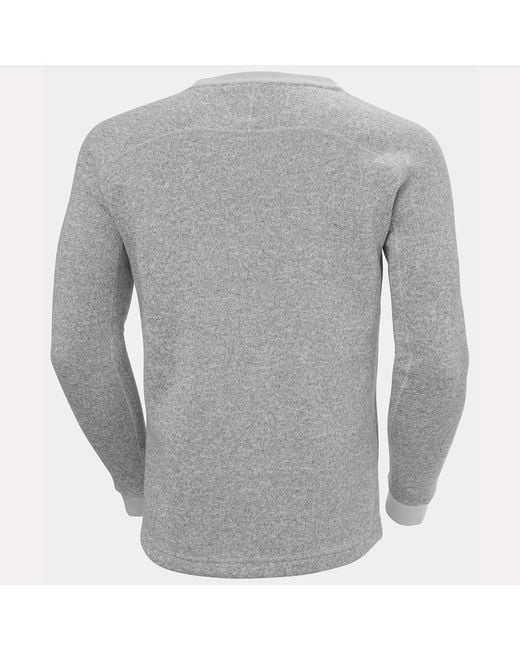 Helly Hansen Gray Varde Crewneck for men