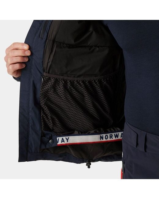 Helly Hansen Blue Kvitfjell Race Puffy Ski Jacket for men