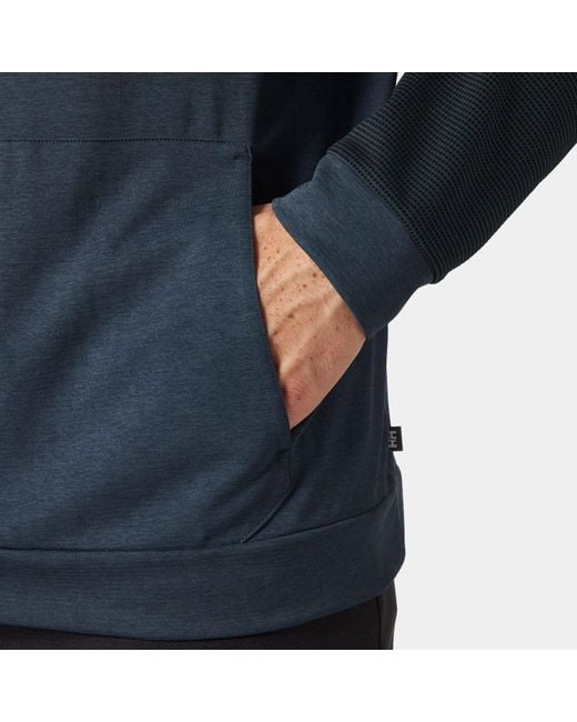 Helly Hansen Blue Lifa Tech Lite Pullover Hood 2.0 for men
