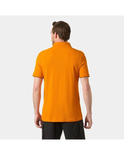 Helly Hansen Orange Ocean Polo 2.0 for men