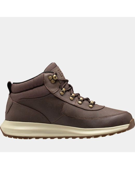 Helly Hansen Brown Forest Evo Leather Shoes for men