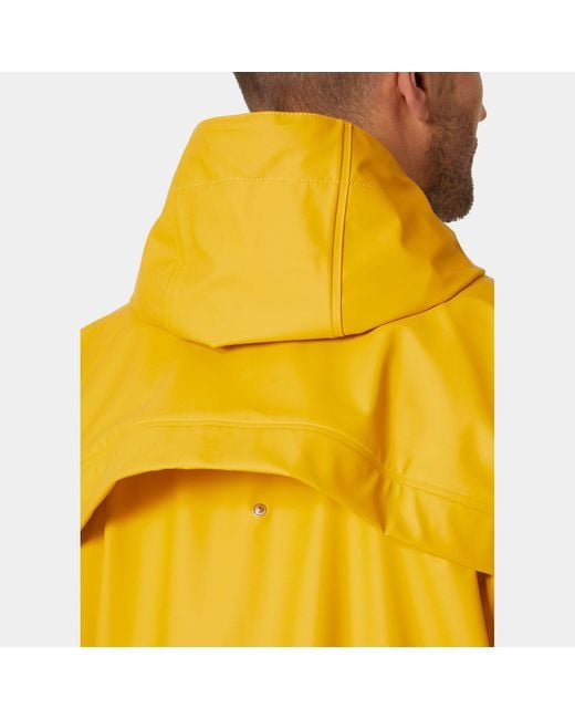 Helly Hansen Yellow Moss Rain Coat for men