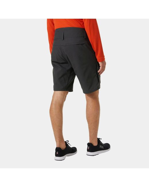 Helly Hansen Black Crewline Cargo Shorts 2.0 for men