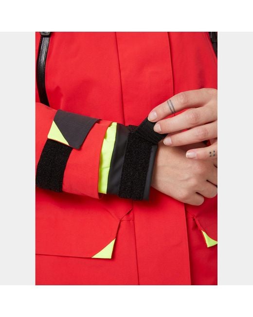 Helly Hansen Red Skagen Offshore Sailing Jacket