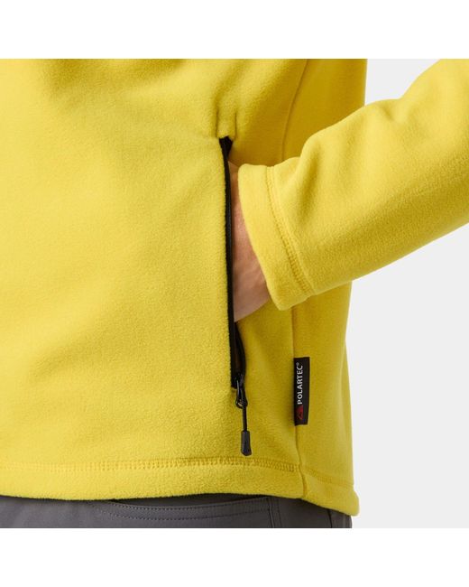 Helly Hansen Yellow Daybreaker Block Microfleece Jacket for men