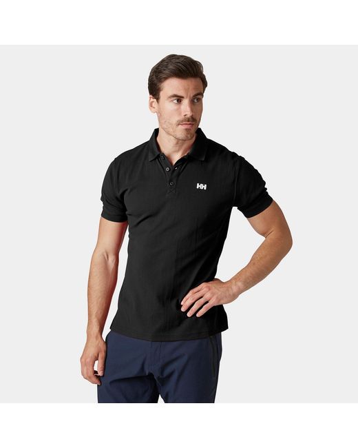 Helly Hansen Black Riftline Polo for men
